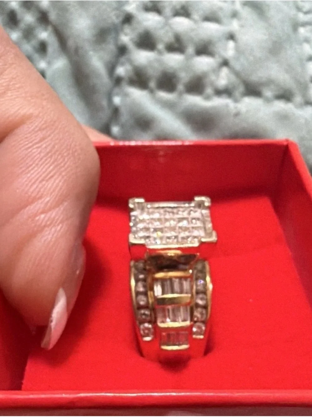 Gold Tone 14k 2TCW - Yellow Gold wedding ring